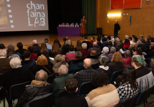 Cheo na Casa da Cultura de San Sadurniño para a estrea das curtas do Chanfaina Lab